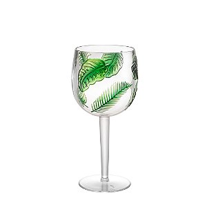 CJ 6 TAÇAS ACRÍLICO LEAF VERDE 495ml