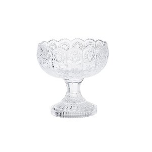FRUTEIRA C/PÉ DE CRISTAL STARRY 16X17CM