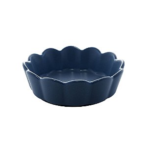 CJ 3 BOWLS PORCELANA NÓRDICA AZUL ESCURO MATT 15x5cm