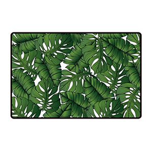 LUGAR AMERICANO DE PLÁSTICO GARDEN VERDE E BRANCO 45x30cm