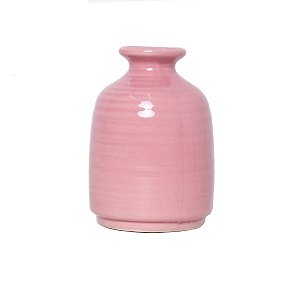 VASO DECORATIVO PORCELANA ROSA 8x11cm
