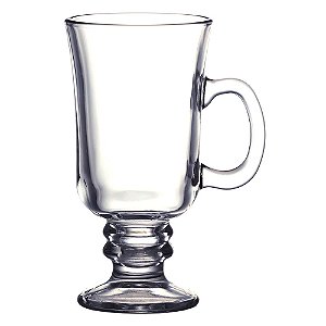 JOGO DE 6 XICARAS IRISH COFFEE EM VIDRO 230ML