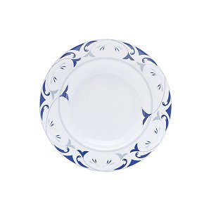 CJ 6 PC PRATOS FUNDOS DE PORCELANA LIMOGES ALLEGRO 22cm