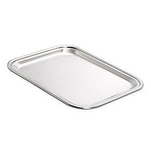 BANDEJA DE PRATA LISO 26X20CM