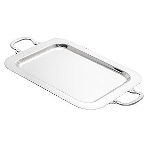 BANDEJA DE PRATA ELEGANCE LISO 28X22CM