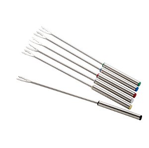 JG 6PC GARFO P/FONDUE DE AÇO INOX
