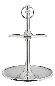 PRATO 2 AND VIDRO/METAL NIQUELADO CLEAN 36CM