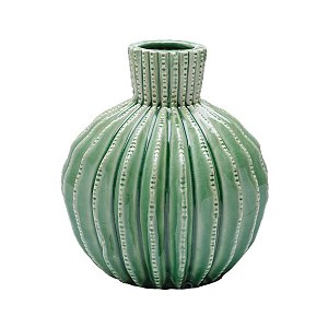 VASO DE CERÂMICA CACTOS VERDE 20x21,5cm