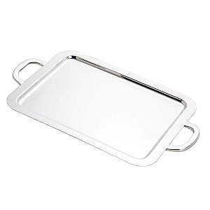 BANDEJA DE PRATA QUEENS LISO 44X34CM