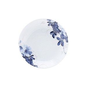 CJ 6 PRATOS FUNDOS DE PORCELANA LIMOGES EDEN BLEU 20CM