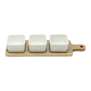 CJ 4PC P/QUEIJO DE MADEIRA SPECIAL FOODS 39,5X12X10,5cm