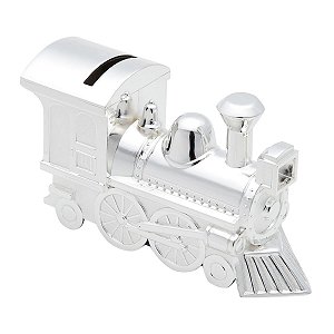 COFRE LOCOMOTIVA ABC PRATEADO DE ZINCO