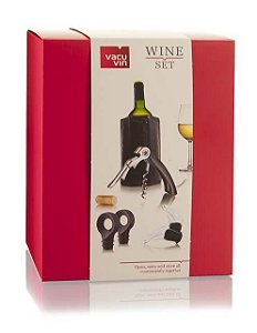 JG PARA VINHO COM 4 ACESSÓRIOS EM ABS