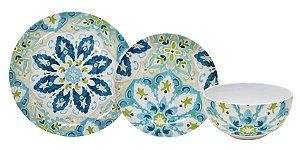 APARELHO DE JANTAR HAGAN 18 PEÇAS EM PORCELANA
