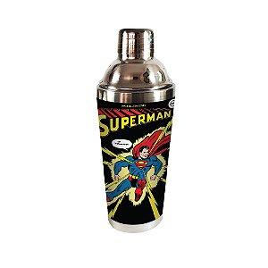 COQUETELEIRA ACO INOX DC SUPERMAN RAIOS FD PRETO