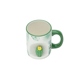 CANECA DE CERÂMICA CACTO 350ml