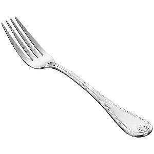 (DZ) GARFO SOBREMESA AÇO INOX CHRIS DE PRATA