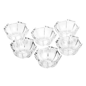 CJ 6 BOWLS DE CRISTAL STAGE 12X6,5CM