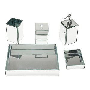 JG BANHEIRO 5PCS DE VIDRO