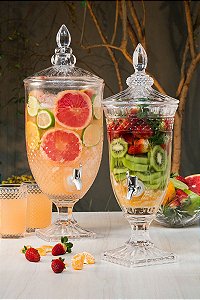 DISPENSER P/BEBIDA DE CRISTAL C/PÉ BRANDON 2L