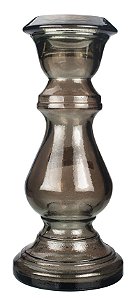 CASTICAL PILAR DE VIDRO 30CM COR MARROM