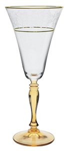 JOGO 6 TCS CRISTAL ECOL 300ML AGUA VICTORIA REAL PE AMBAR