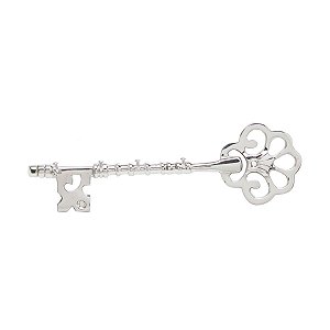 SUPORTE EM FORMA DE CHAVE C/ 4 PINOS 27CM DE LATAO