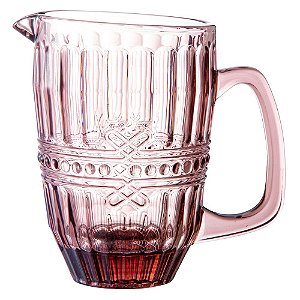 JARRA FRATELLO EM VIDRO 1,6L COR ROXA