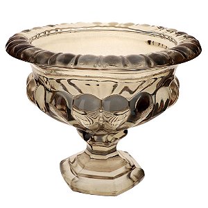 CENTRO DE MESA ATHENAS COM PE EM CRISTAL ECOLOGICO D19XA16CM COR VERDE