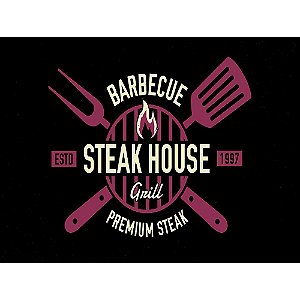 TABUA RETANGULAR STEAK HOUSE EM VIDRO L40XP30CM