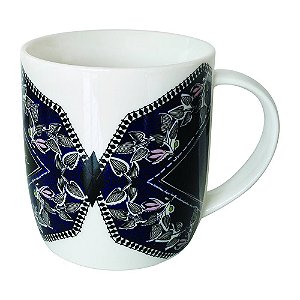 CANECA FREE LIFE FIRST COFFEE EM PORCELANA 340ML