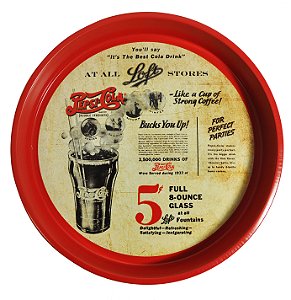 BANDEJA METAL 33.5CM PAPIRO