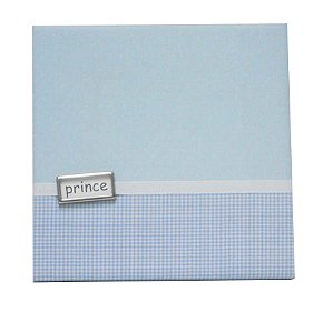 MURAL DE TECIDO AZUL 20X20CM PRINCE