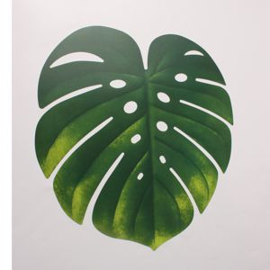 LUGAR AMERICANO DE PLÁSTICO GARDEN LEAF VERDE 45x38cm