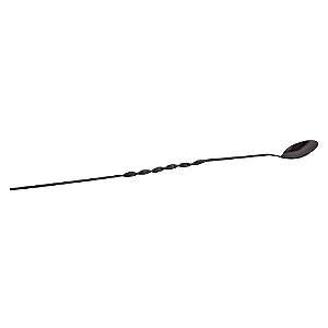 COLHER BAILARINA EM ACO INOX A35CM COR PRETO