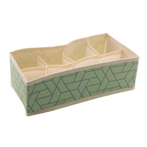 ORGANIZADOR ARMÁRIO POLIÉSTER CHEVRON C/8 GRADES 32x16x10cm