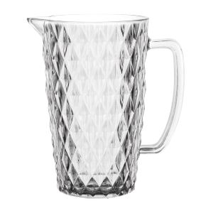 JARRA DE VIDRO SODO-CÁLCICO BICO DE ABACAXI TRANSPARENTE 1l