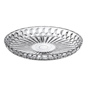 CENTRO MESA DECORATIVO CRISTAL CHUMBO RENAISSANCE 40x4,5cm