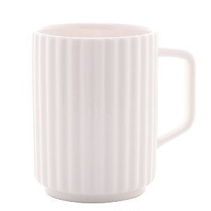CANECA DE PORCELANA NEW BONE ROMA BRANCA 340ml