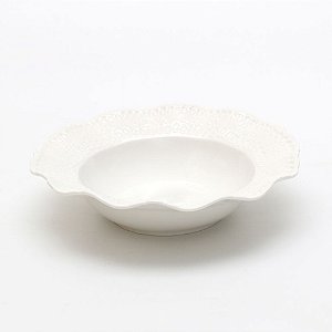 CJ 6 PRATOS FUNDOS DE PORCELANA PRINCESS 21cm