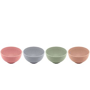 BOWL DE BAMBU ECOLÓGICO SORTIDO LINES 15x7,5cm