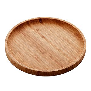 BANDEJA DE BAMBU ROUND 20x20x1,5cm