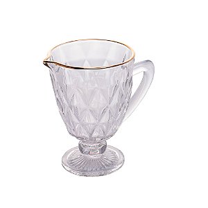 JARRA VIDRO SODO-CÁLCICO C/FIO OURO DIAMOND 1,1l