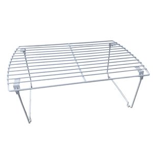 PRATELEIRA ORGANIZADORA DOBRÁVEL METAL BRANCO 44x28x18cm