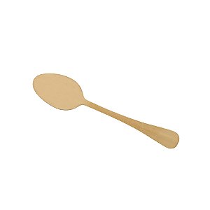 CJ 6 COLHERES P/CAFÉ DE AÇO INOX POSITANO DOURADO 12cm