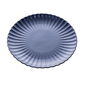 PRATO PORCELANA NÓRDICA AZUL ESCURO MATT 26x3cm