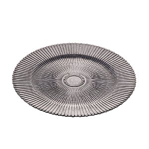 SOUSPLAT DE PLÁSTICO ÔNIX PRETO 33cm