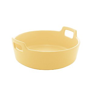 TRAVESSA PORCELANA NÓRDICA AMARELO MATT 22x9cm