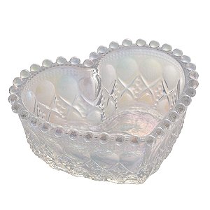 MINI TRAVESSA VIDRO SODO-CÁLCICO CORAÇÃO BALLS 13,5x12x5cm