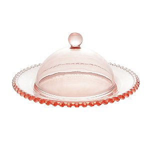 QUEIJEIRA CRISTAL PEARL ROSA 20x9cm